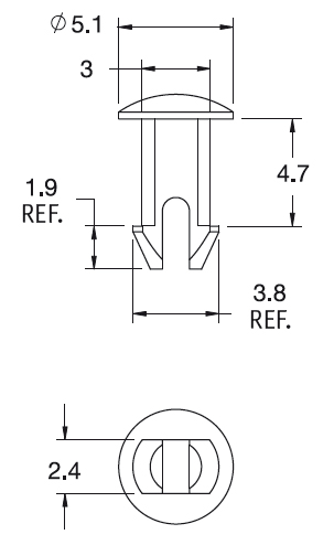 Snap Lock Pin SLP!25 - Essentra Components