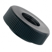 Black Knurled Nuts